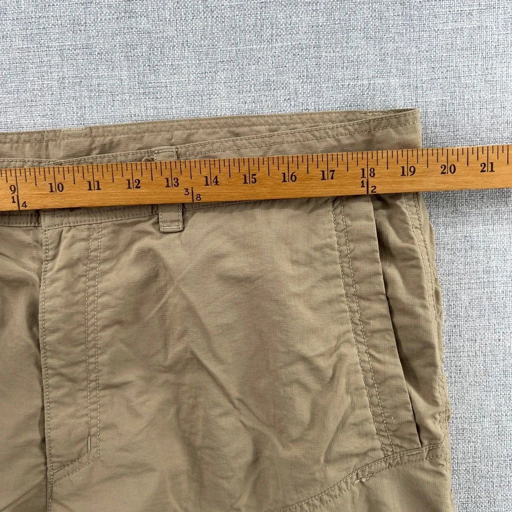 The North Face Horizon Utility Shorts Men 40 Khaki Tan Nylon Ripstop Hiking GORP